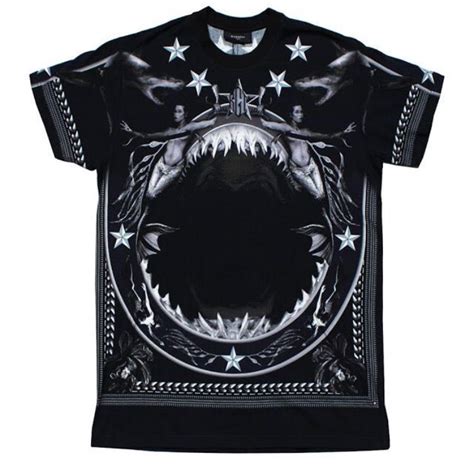 givenchy shark mouth and mermaid t shirt|Givenchy Shark & Mermaid Tee.